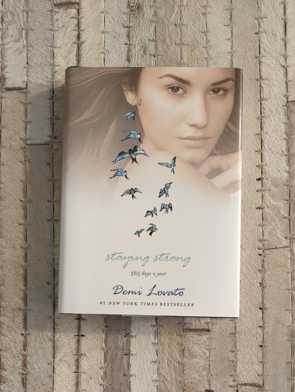 Demi Lovato Autographed "Staying Strong: 365 Days a Year" Hardcover Signed